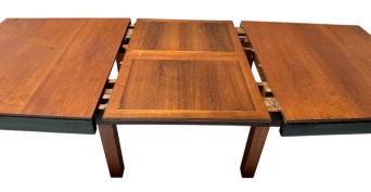 Art Deco Modernist Extending Dining Room Table by Toko v/d Pol Semarang, 1920s